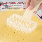 RoseYary Tarta de Pizza de plástico Pastelería Masa Docker Rodillo de Pizza Masa para Hornear Herramienta para Hornear
