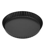 Bandeja de tarta extraíble, utensilios para hornear pizza antiadherente de 9 pulgadas Bandeja de tarta de fondo suelta extraíble Bandeja de placa Bandeja de fondo suelta