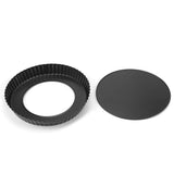 Bandeja de tarta extraíble, utensilios para hornear pizza antiadherente de 9 pulgadas Bandeja de tarta de fondo suelta extraíble Bandeja de placa Bandeja de fondo suelta