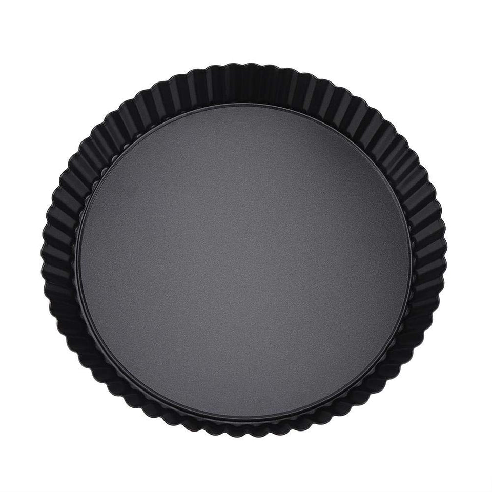 Bandeja de tarta extraíble, utensilios para hornear pizza antiadherente de 9 pulgadas Bandeja de tarta de fondo suelta extraíble Bandeja de placa Bandeja de fondo suelta