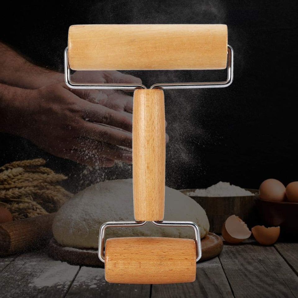 Rodillo de madera para repostería y pizza, utensilios de cocina, estilo2, 1