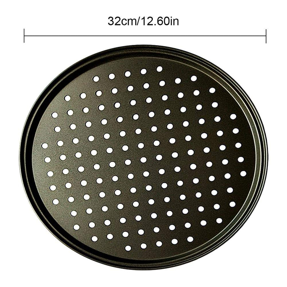 charola para hornear, 2 piezas, utensilio para hornear, 12 pulgadas, fácil de usar, charola para hornear pizza antiadherente