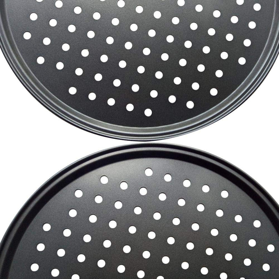 charola para hornear, 2 piezas, utensilio para hornear, 12 pulgadas, fácil de usar, charola para hornear pizza antiadherente