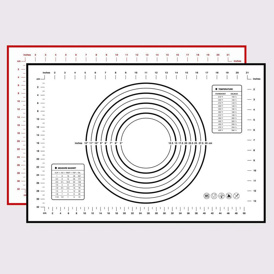 Estera de Silicona para Hornear Pizza Masa para Hacer Masa Pastelería Utensilios de Cocina Utensilios de Cocina Utensilios para Hornear Accesorios para amasar