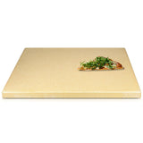 Navaris piedra para pizza de cordierita - Piedra de horno para pizza pan pasteles de 38x30x1.5CM - Plato rectangular para grill en beige tamaño XL