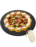 GOVOG - Piedra de pizza para horno, parrilla y barbacoa, Glaseado, 13 * 0.4 inch