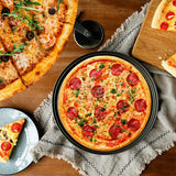 charola para hornear, 2 piezas, utensilio para hornear, 12 pulgadas, fácil de usar, charola para hornear pizza antiadherente