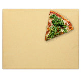 Navaris piedra para pizza de cordierita - Piedra de horno para pizza pan pasteles de 38x30x1.5CM - Plato rectangular para grill en beige tamaño XL