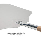 Kitchen Supply Pala de aluminio con mango de madera para pizza, Plateado, 1